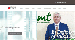 Desktop Screenshot of mentorcapital.com